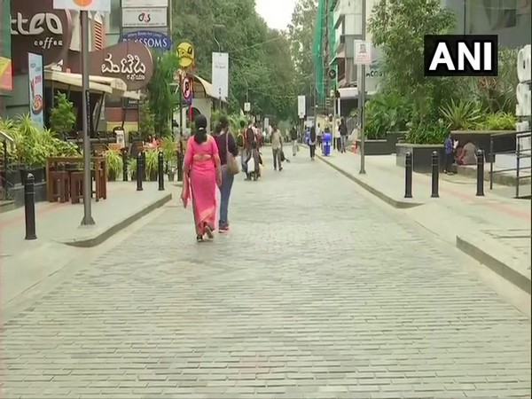 Bengaluru Church Street (Photo ANI)
