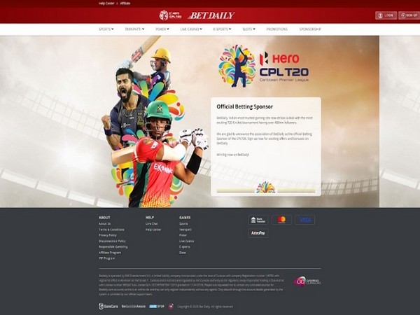 Bet Daily collaborates with Caribbean Premier League (CPL)