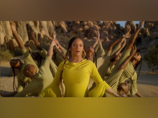 Beyonce in a screen grab from the song