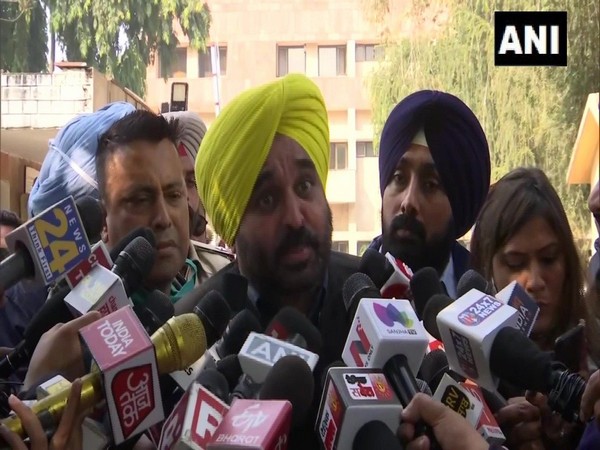 Punjab's Aam Aadmi Party chief, Bhagwant Mann (file photo)