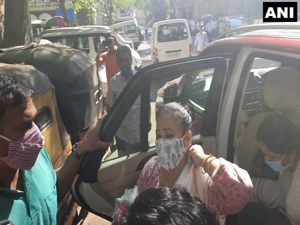 Comedian Bharti Singh, her husband being brought to NCB office in Mumbai on Saturday. Photo/ANI