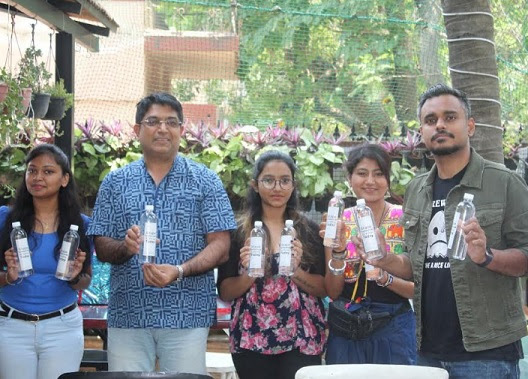 Students with ADGP Bhaskar Rao