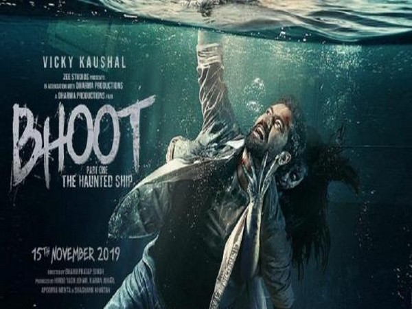 A poster of the upcoming horror-thriller 'Bhoot: The Haunted Ship' (Image courtesy: Twitter) 