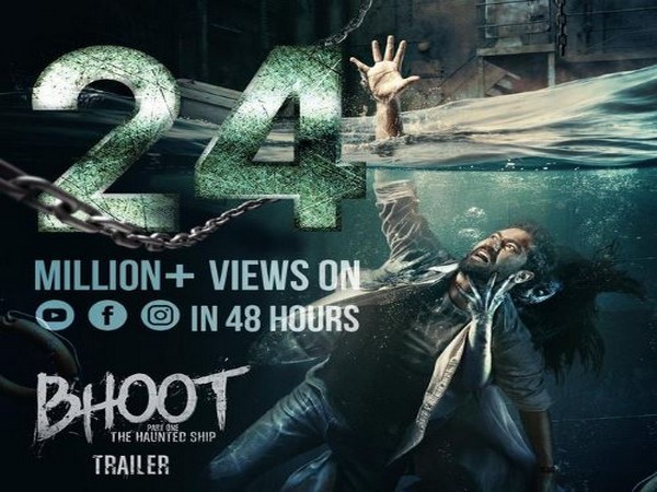 A poster of the upcoming movie 'Bhoot: The Haunted Ship' shared by Karan Johar (Image courtesy: Twitter)