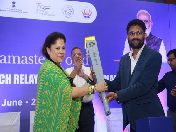 The Chess Olympiad Torch Relay has reached Bhopal. (Photo- SAI Media)