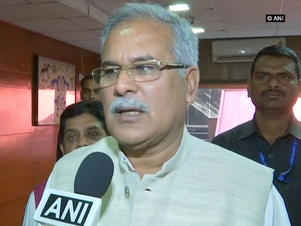 Chhattisgarh Chief Minister Bhupesh Bhagel speaking to ANI in New Delhi Photo/ANI