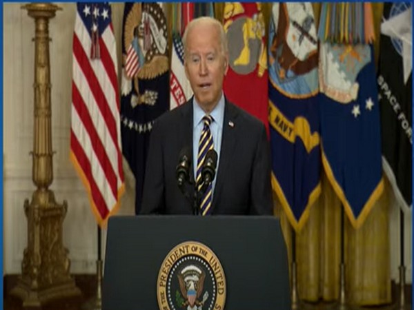 President Joe Biden speaking about US military drawdown from Afghanistan