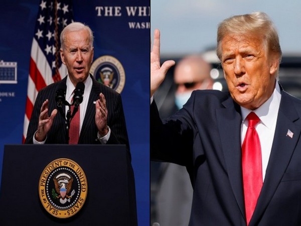 US President Joe Biden and former President Donald Trump.