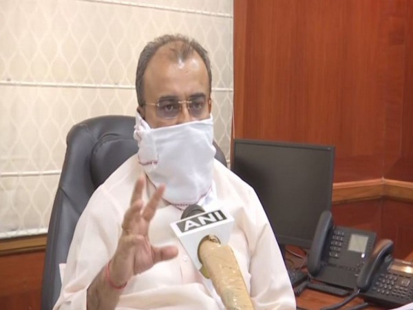 Bihar Health Minister Mangal Pandey speaking to ANI on Thursday. Photo/ANI