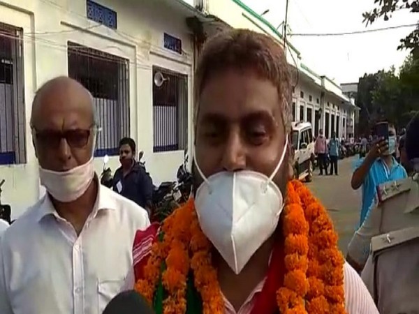 Aaftab Alam arrested during nomination process in Bihar on Thursday. Photo/ANI