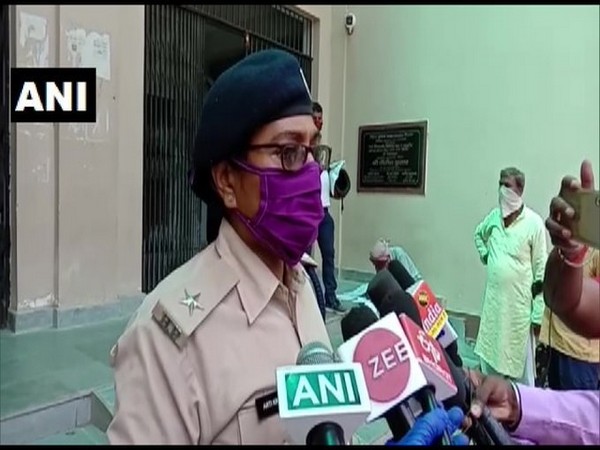 Aarti Jaiswal, Station Incharge, Women Police Station, Patna speaking to reporters on Tuesday.