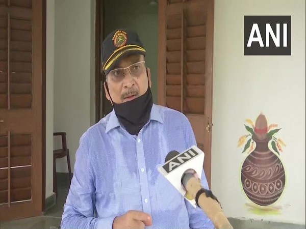 Bihar DGP Gupteshwar Pandey speaking to ANI in Patna on Tuesday. (Photo/ANI)