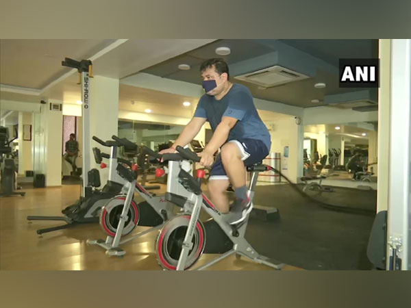 A visual from a gym in Patna on Wednesday. (Photo/ANI)