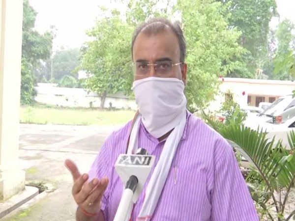 Bihar Health Minister Mangal Pandey speaking to ANI on Tuesday.  