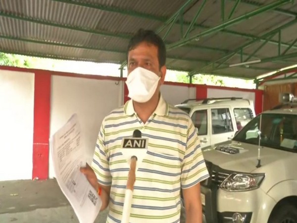 BJP MLA Anil Singh speaking to ANI on Sunday. Photo/ANI