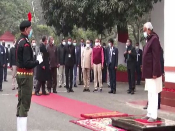 Bihar Chief Minister Nitish Kumar celebrates Republic Day (Photo/ANI)