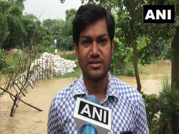 Indrajit Singh, Assistant Engineer, Bagmati division speaks to ANI on Monday. (Photo/ANI)