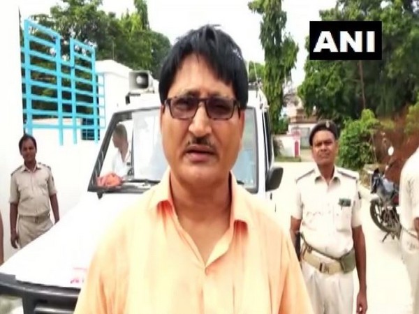 Circle officer Vijay Kumar Singh on Thursday in Gopalganj. Photo/ANI