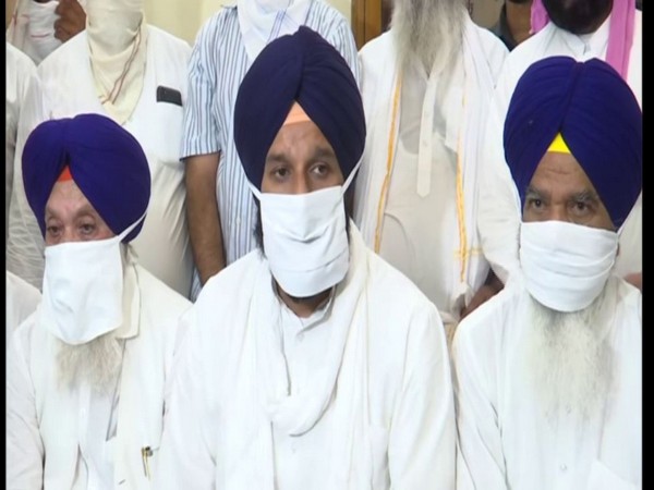 Shiromani Akali Dal (SAD) leader Bikram Singh Majithia during press conference in Amritsar on Sunday. Photo/ANI