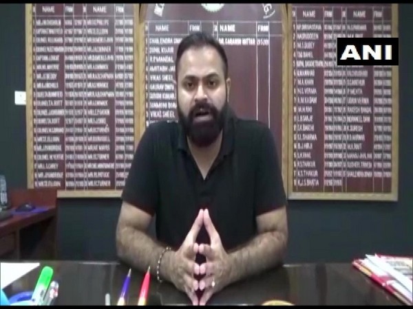 Bilaspur Collector Saransh Mittar speaking on the death of 45 cows on Saturday. (Photo/ANI)