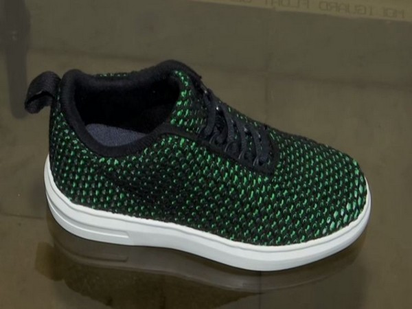 Drish Shoes Limited makes shoes with 82 per cent bio-content. Photo/ANI