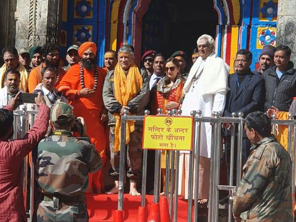 Army Chief General Bipin Rawat at Kedarnath temple on Wednesday. [Photo/ANI]