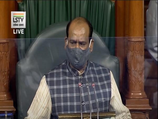 Speaker Om Birla speaking in Lok Sabha on Friday.