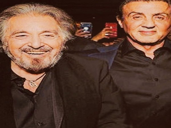 Superstar Sylvester Stallone with 'brilliant' icon Al Pacino (Image courtesy: Instagram) 