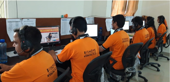 BixMove's Customer Support executives working round the clock