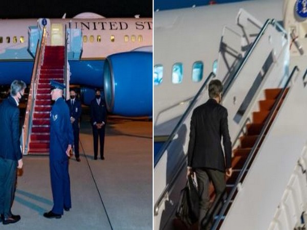 US Secretary of State Antony Blinken departing for Qatar and Germany. (Twitter)