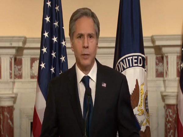 US Secretary of State Antony Blinken during his foreign policy speech on Wednesday.