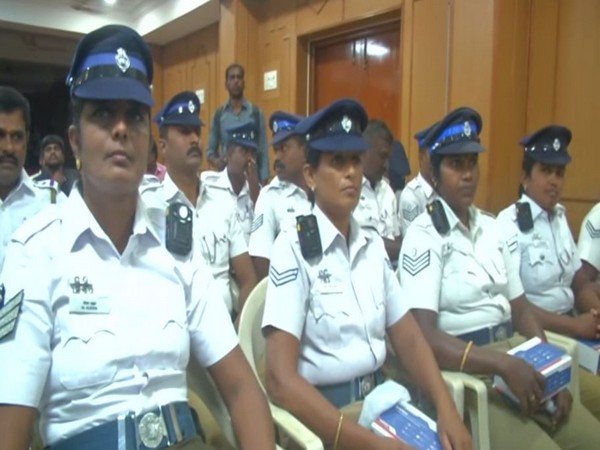 Coimbatore traffic police were provided 70 body-worn cameras yesterday. 