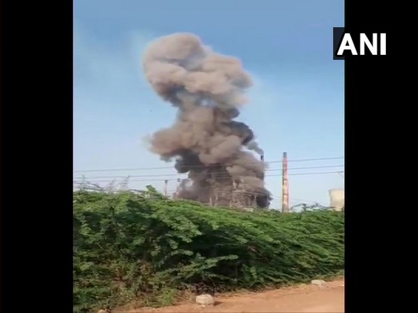 A visual from the site of boiler blast in Cuddalore on Thursday. Photo/ANI