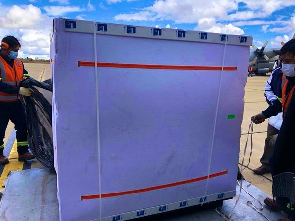 Made-in-India Vaccine arrives in Bolivia (Photo/credit: Jaishankar tweeter)