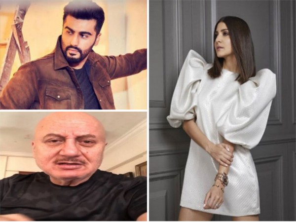 Bollywood actors Anushka Sharma, Anupam Kher, Arjun Kapoor (Image source: Instagram) 