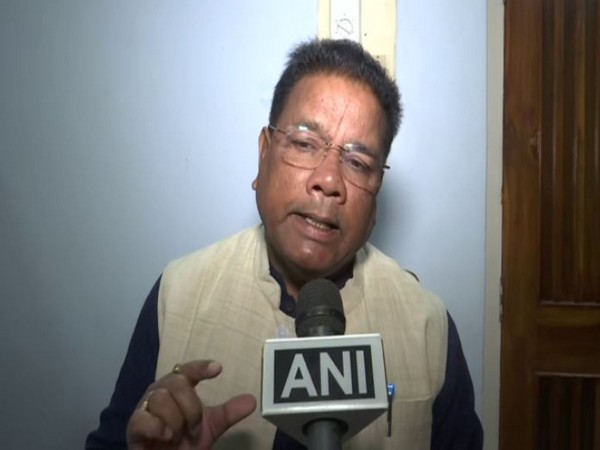 Assam Pradesh Congress Committee (APCC) president Ripun Bora speaking to ANI in Guwahati, Assam on Monday. (Photo/ANI)