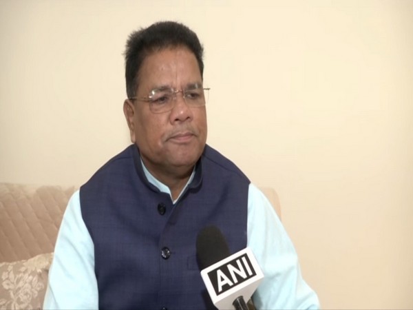 Assam Pradesh Congress Committee (PCC) President Ripun Bora talking to ANI in New Delhi. Photo/ANI