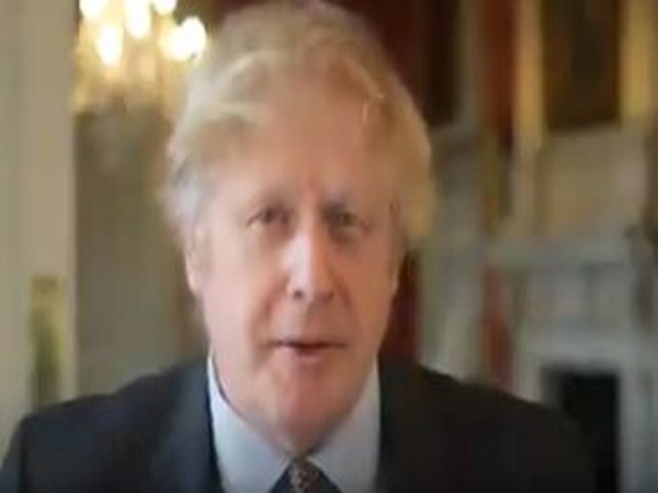 UK PM Boris Johnson speaking about COVID-19 vaccination drive in his country. (Photo credit: UK PM Twitter handle)