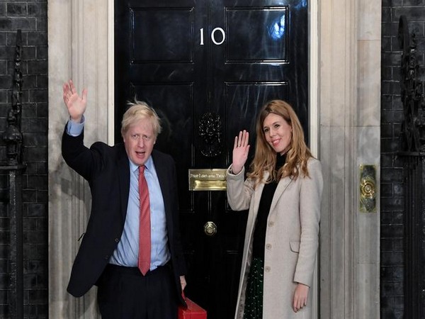 British Prime Minister Boris Johnson and girlfriend Carrie Symonds (File pic)