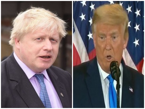 British Prime Minister Boris Johnson and US President Donald Trump