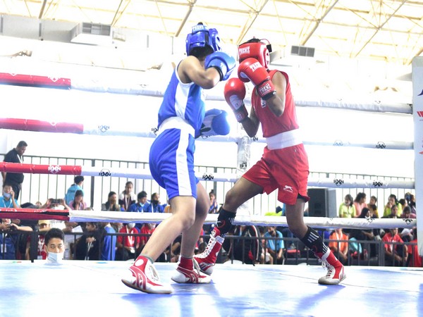 Boxers in action during Sub-Junior National Boxing Championships (Image: BFI)