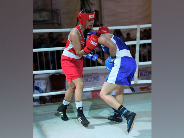 Boxers in action during Day 3 at 5th Elite Women's National Boxing Championships (Image: BFI)