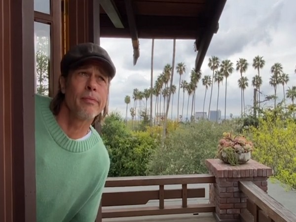 Actor Brad Pitt in John Krasinski's 'Some Good News' (Image Source: YouTube)