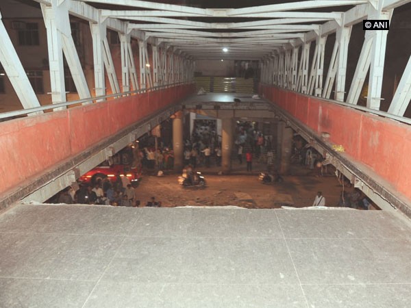 Visuals from the portion of the bridge that collapsed on Thursday evening.