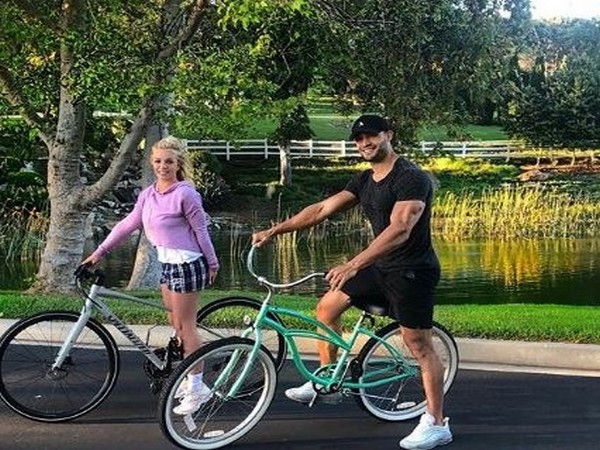 Britney Spears with her boyfriend Sam Asghari, Image courtesy: Instagram