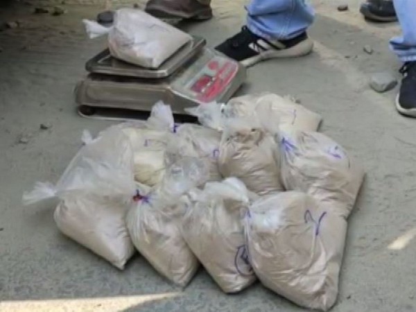 The seized packets of contrabands. Photo/ANI