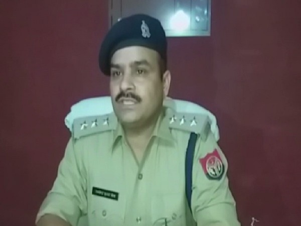 Investigation Officer Syana Violence case Raghavendra Mishra speaking to ANI in Bulandshahr, Uttar Pradesh on June 28. Photo/ANI