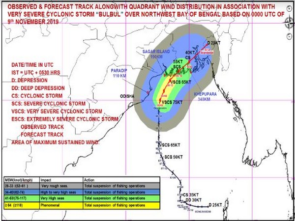 Cyclonic storm Bulbul to weaken gradually, move north-eastwards