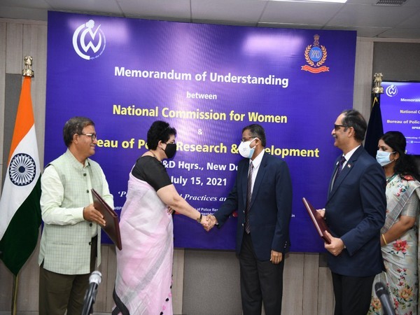 National Commission for Women signs MoU with Bureau of Police Research and Development (Photo/ANI)