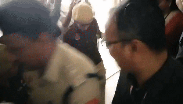 BRS MLC K Kavitha appears before Rouse Avenue Court (Photo/ANI)